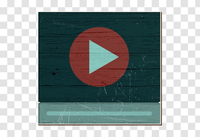 Video Play Icon Film Communication And Media - Green - Rectangle Flag Transparent PNG