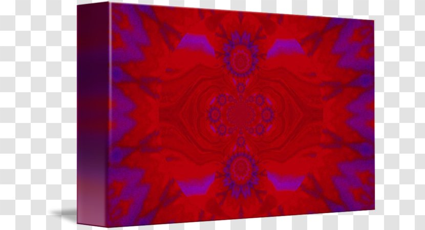 Rectangle RED.M - Magenta - Purple Mandala Transparent PNG