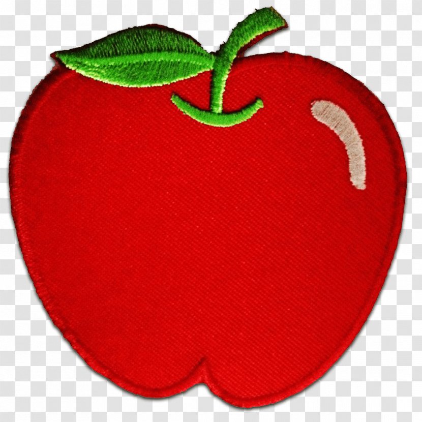 Red Strawberry Apple Fruit Auglis - Strawberries - Fruits Badge Transparent PNG