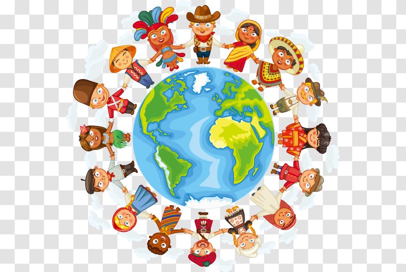 Culture Cultural Diversity Intercultural Competence Multiculturalism Clip Art - Recreation - Children Holding Hands Earth Transparent PNG