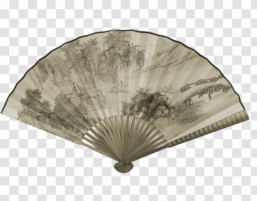 China Romance Of The Three Kingdoms Hand Fan Chinoiserie - Chinese Sub Transparent PNG