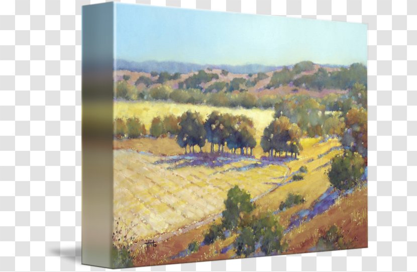 Watercolor Painting Oil Art Landscapes - Meadow Transparent PNG