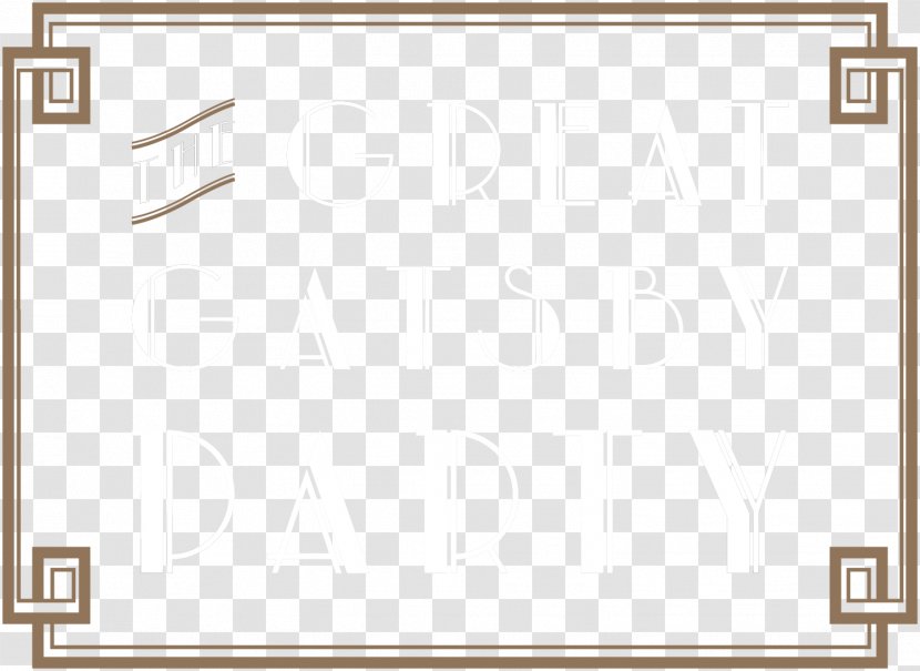 The Great Gatsby Jay Book 1920s Roaring Twenties - Rectangle - Ticket Transparent PNG