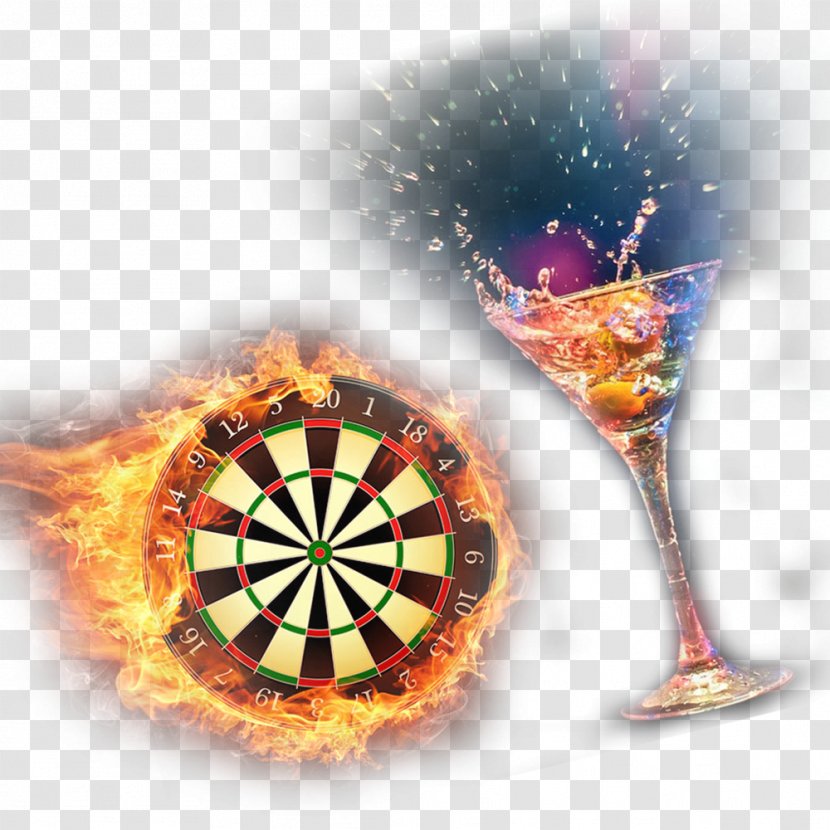 How To Play Darts Set Cricket Game - Glass And Target Transparent PNG