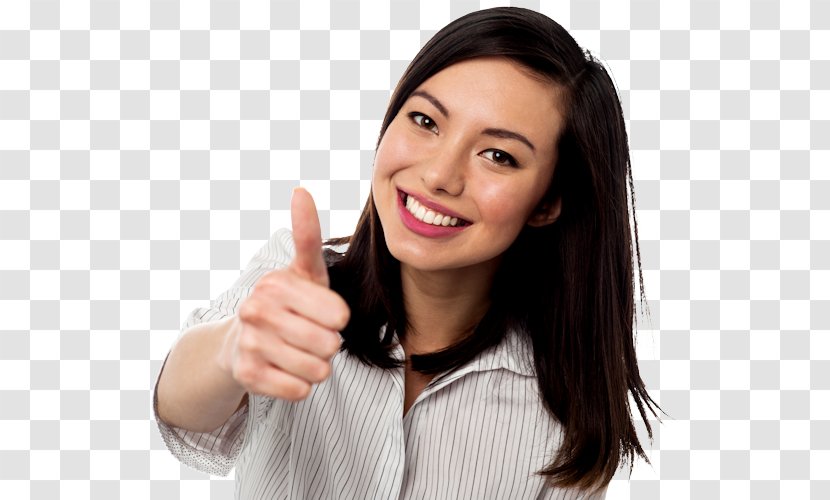 Thumb Signal Stock Photography Gesture - Professional - Female Partner Transparent PNG