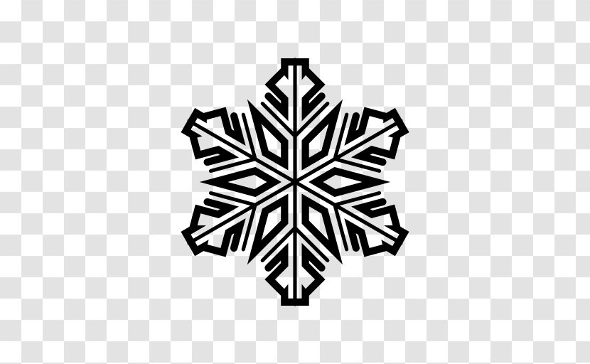 Snowflake Symbol - Monochrome Photography Transparent PNG