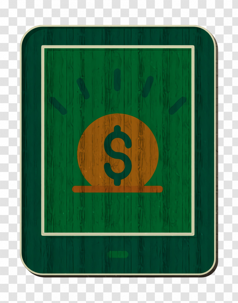 Dollar Coin Icon Investment Icon Smartphone Icon Transparent PNG