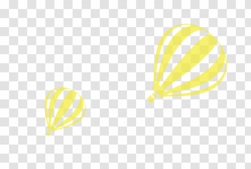 Logo Yellow Font - Floating Hot Air Balloon Transparent PNG