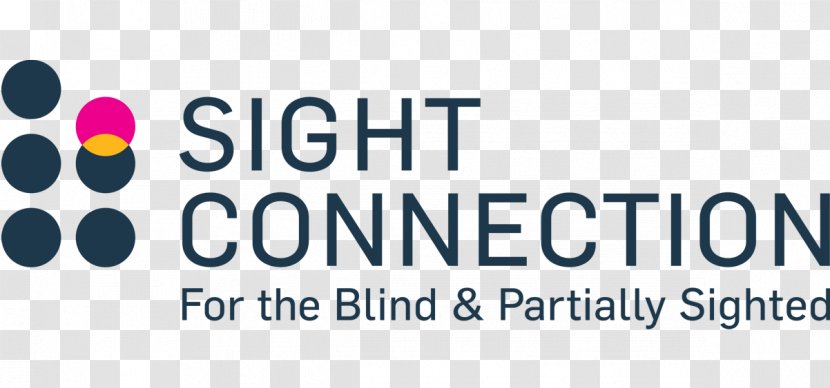 SightConnection Logo Vision Loss Visual Perception Brand - Mission Statement - Assistive Cane Transparent PNG