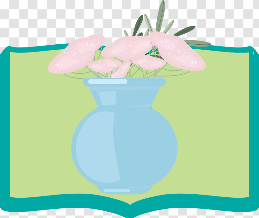 Flower Book Frame Flower Frame Book Frame Transparent PNG