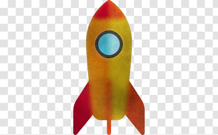 Rocket Yellow Spacecraft Transparent PNG