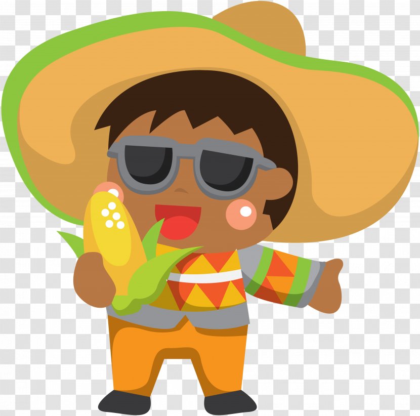 Drawing Dance Cartoon Mexicans - Hispanic Transparent PNG