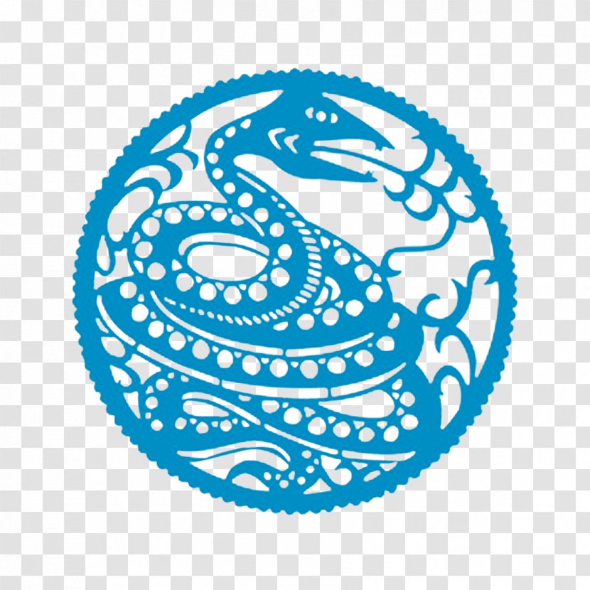 Snake Chinese Zodiac Papercutting Astrology New Year - Point - Paper-cut Transparent PNG