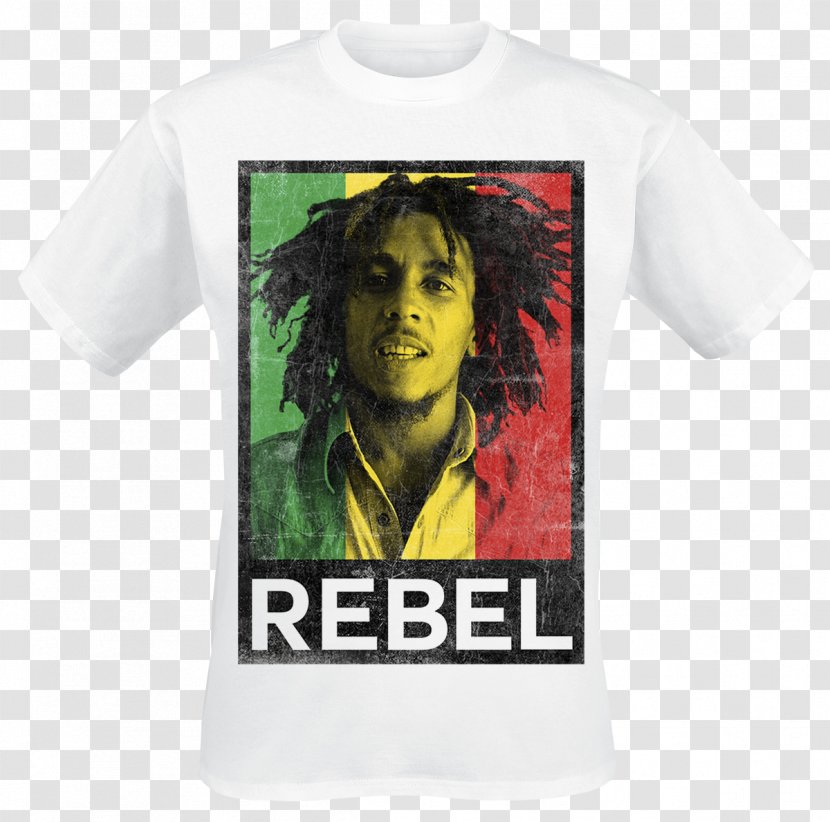 Bob Marley T-shirt Merchandising Reggae Fan - Tshirt Transparent PNG
