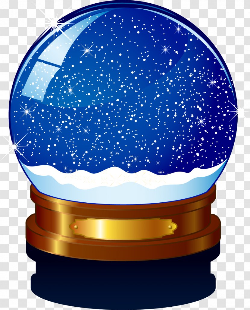 Snow Globe Christmas Ornament - Gift - Under The Stick Figure Crystal Ball Transparent PNG