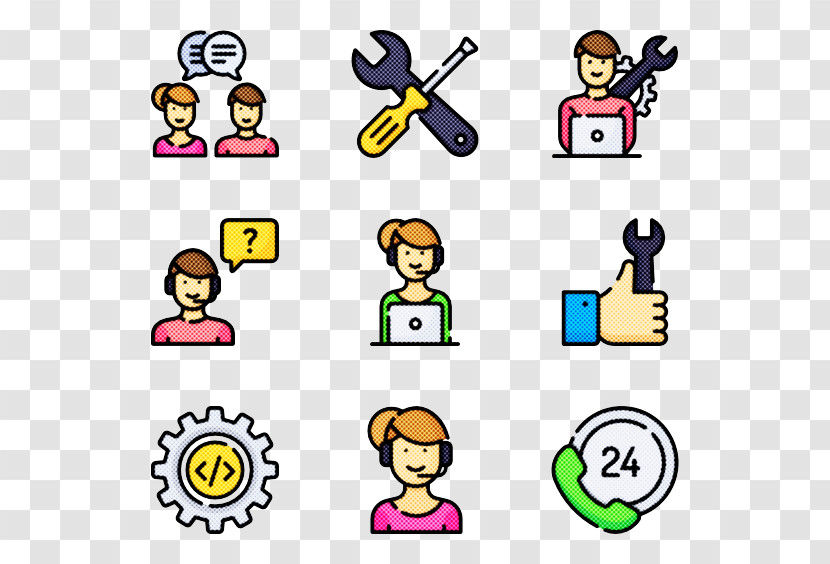 People Yellow Social Group Cartoon Text Transparent PNG