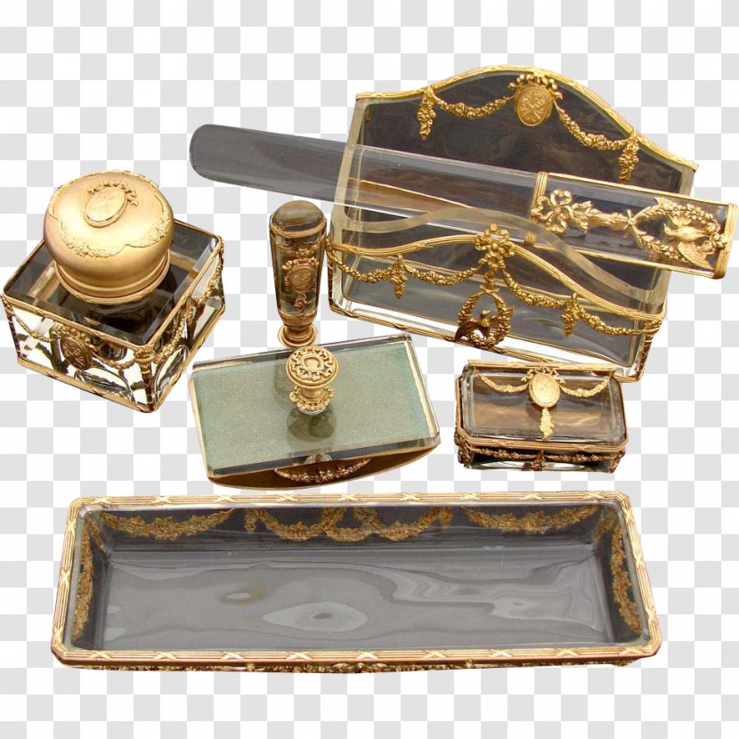 Brass Antique Inkstand Inkwell Desk - Bronze - Accessories Transparent PNG
