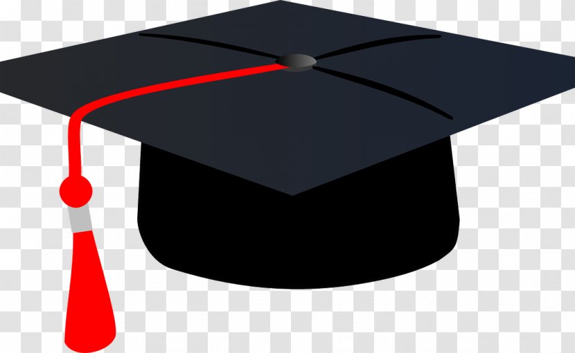 Clip Art Square Academic Cap Graduation Ceremony Openclipart - Red Transparent PNG