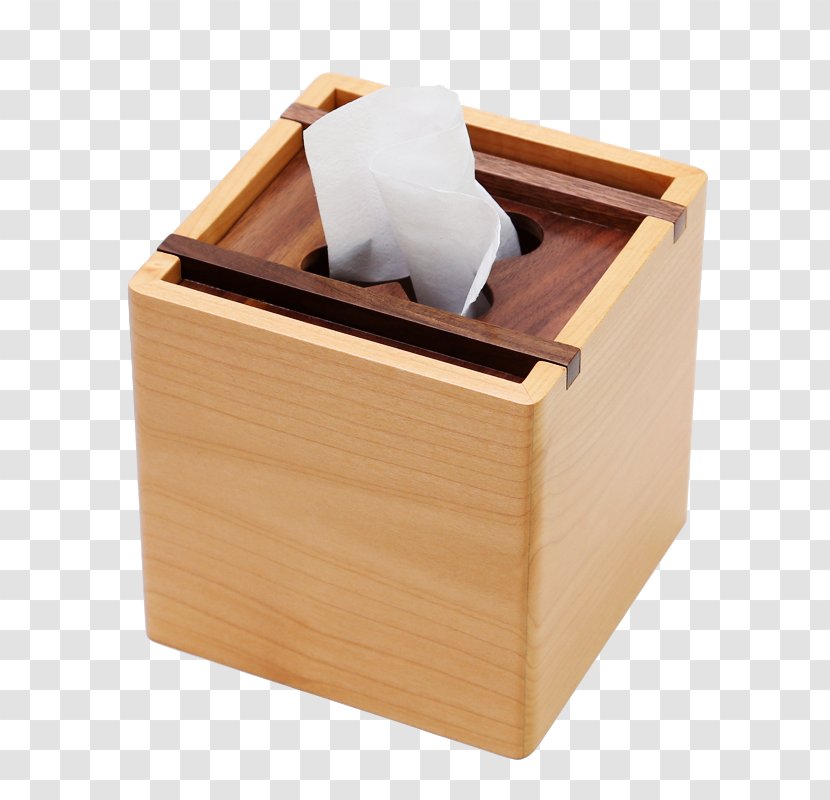 Tissue Paper Box Wood - Servilleta De Papel - Creative Pumping Tray Transparent PNG