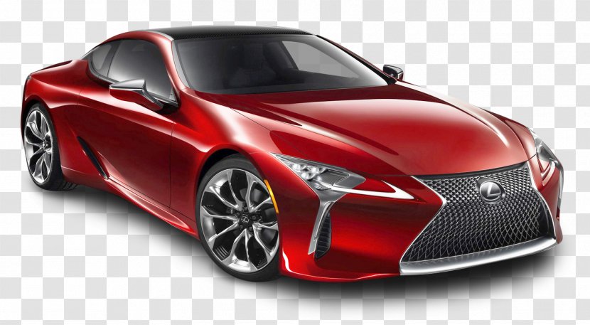 Lexus LC 500 GT500 North American International Auto Show Car 2018 - Hybrid Vehicle - Cherry Red 500h Transparent PNG