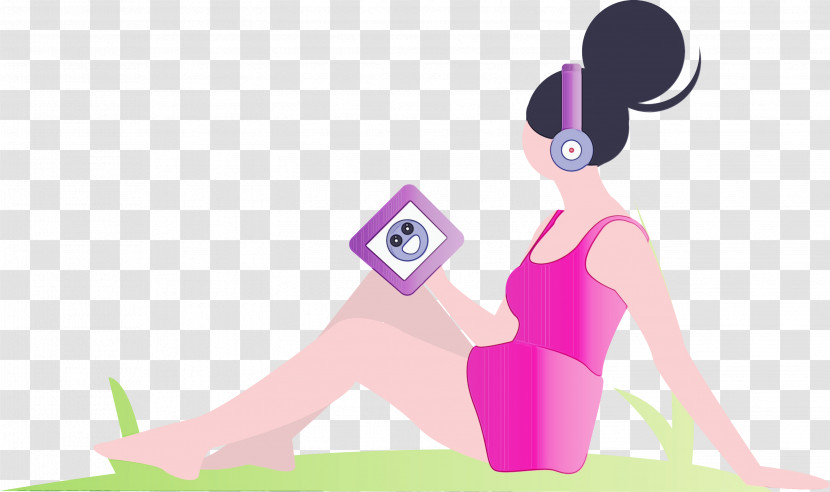 Pink Shoulder Joint Physical Fitness Animation Transparent PNG
