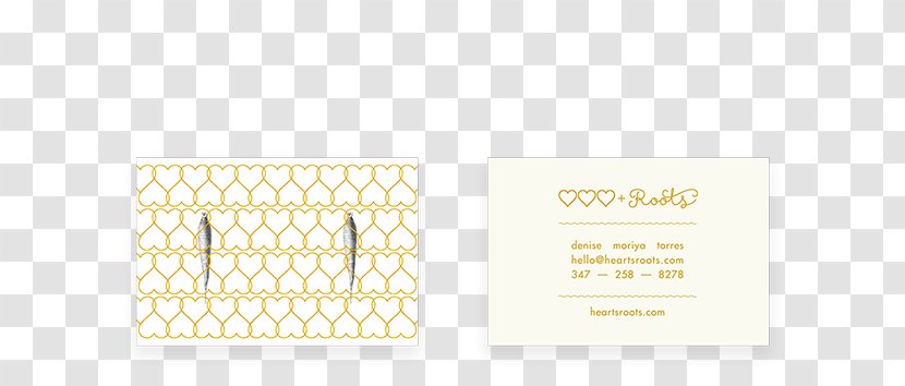 Paper Brand Pattern - Text - Business Card Mockup Transparent PNG
