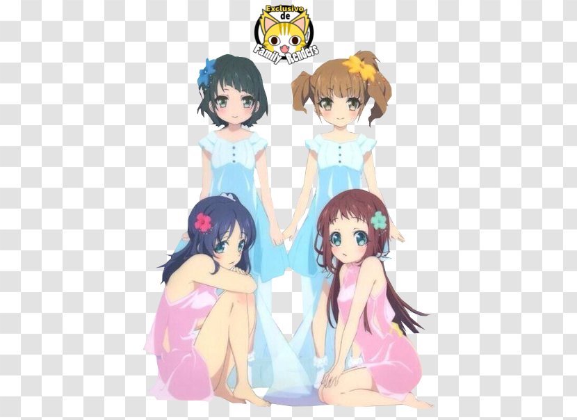 Chisaki Hiradaira Tsumugu Kihara Miuna Shiodome Manaka Mukaido Sayu Hisanuma - Flower - Nagi No Asukara Transparent PNG