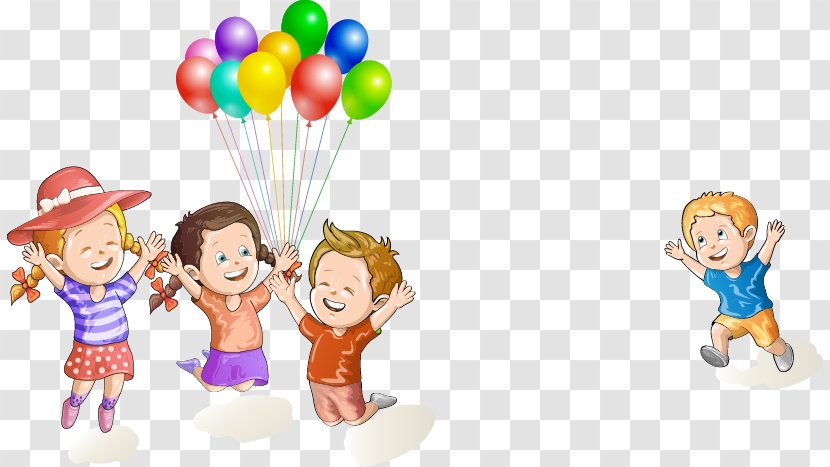 Child Clip Art - Drawing - Hand-painted Children's Balloons Pattern Transparent PNG