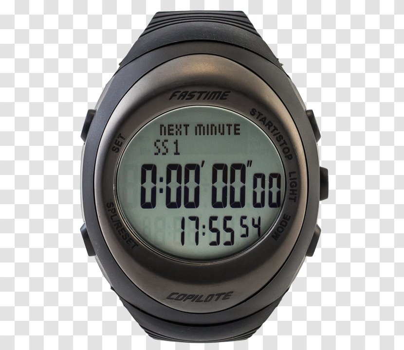 Stopwatch Co-driver Chronometer Watch Clock - Strap Transparent PNG