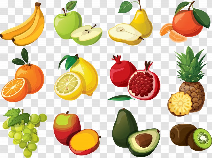 Royalty-free Clip Art - Local Food - Hand-painted Pictures Of Fruit Transparent PNG