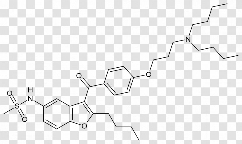 Dronedarone Ethinylestradiol Antiarrhythmic Agent Amiodarone Pharmaceutical Drug - Chemical Synthesis - Symmetry Transparent PNG