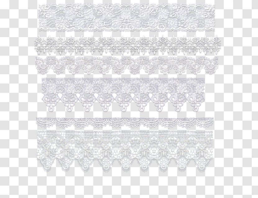 Lace Textile Line Transparent PNG