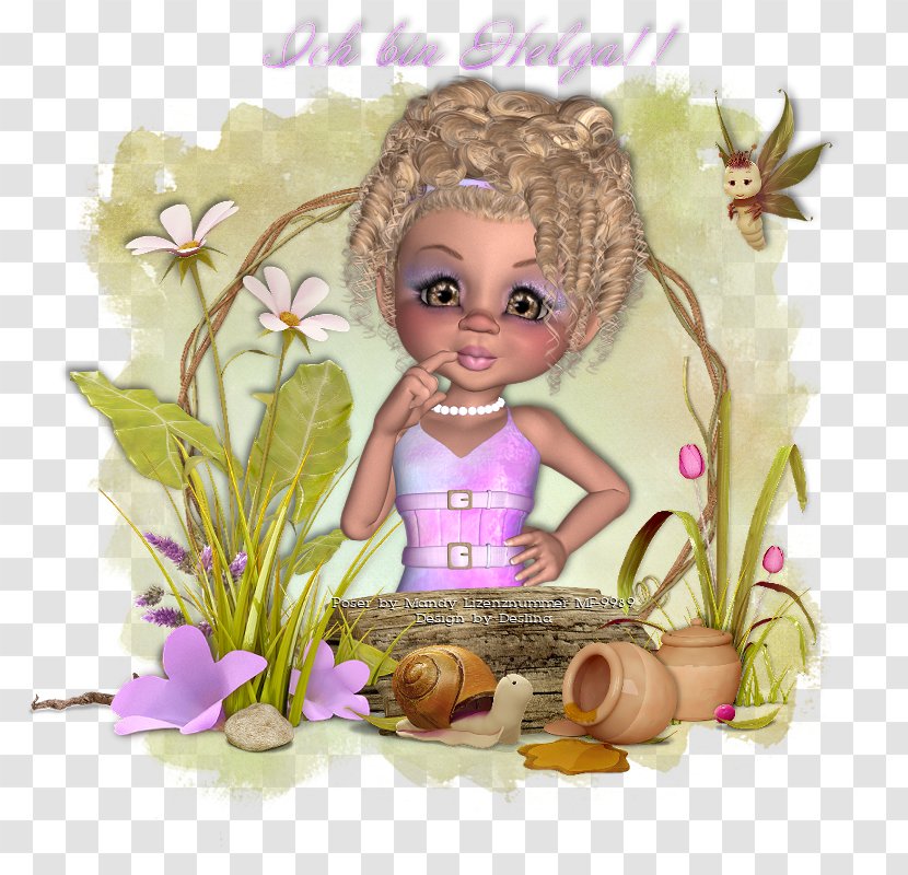 Fairy Lilac Doll - Mythical Creature - Helga Geerhart Transparent PNG