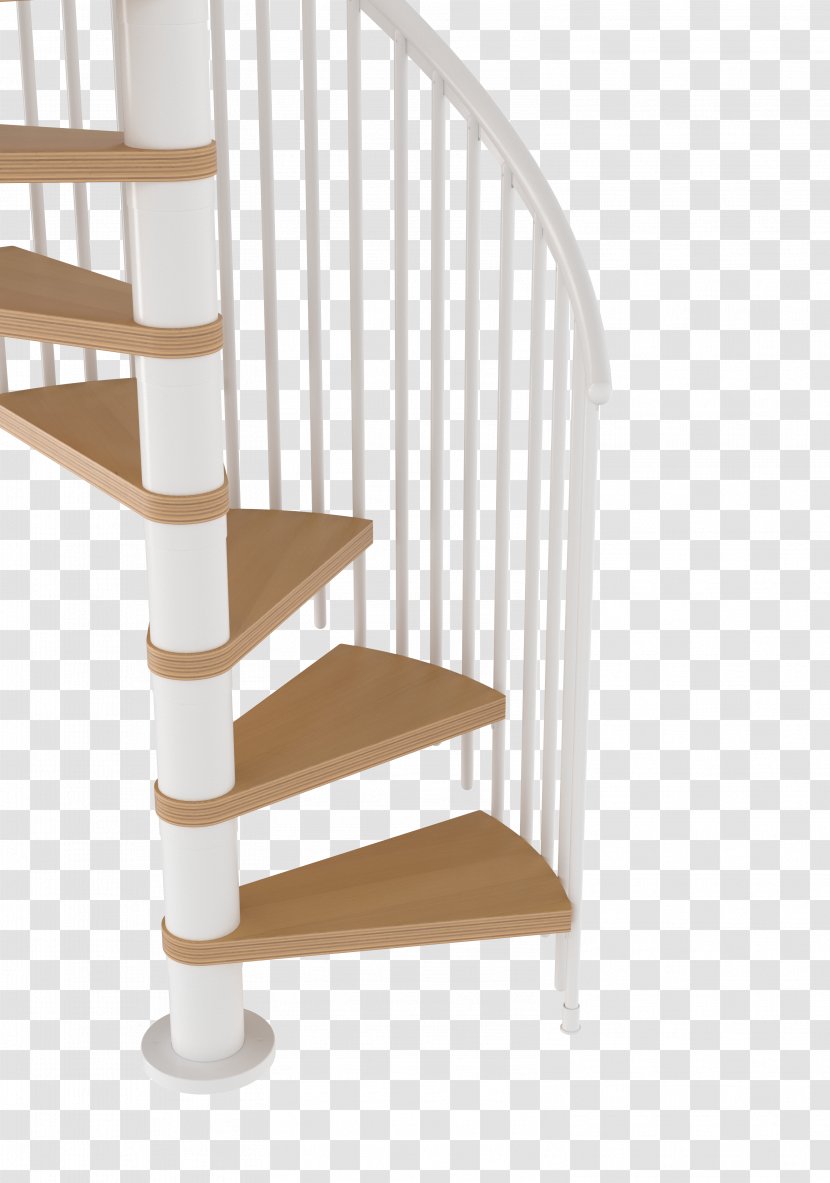 Stairs Baluster Spiral Chair Floor - Wood - Staircase Transparent PNG