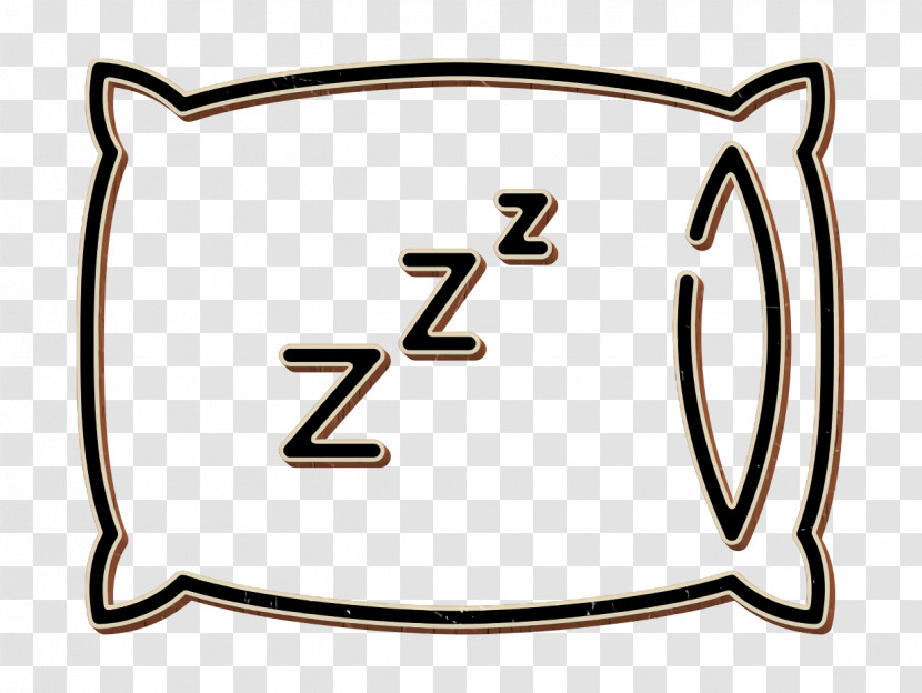 Time To Sleep Icon Pillow Icon Transparent PNG