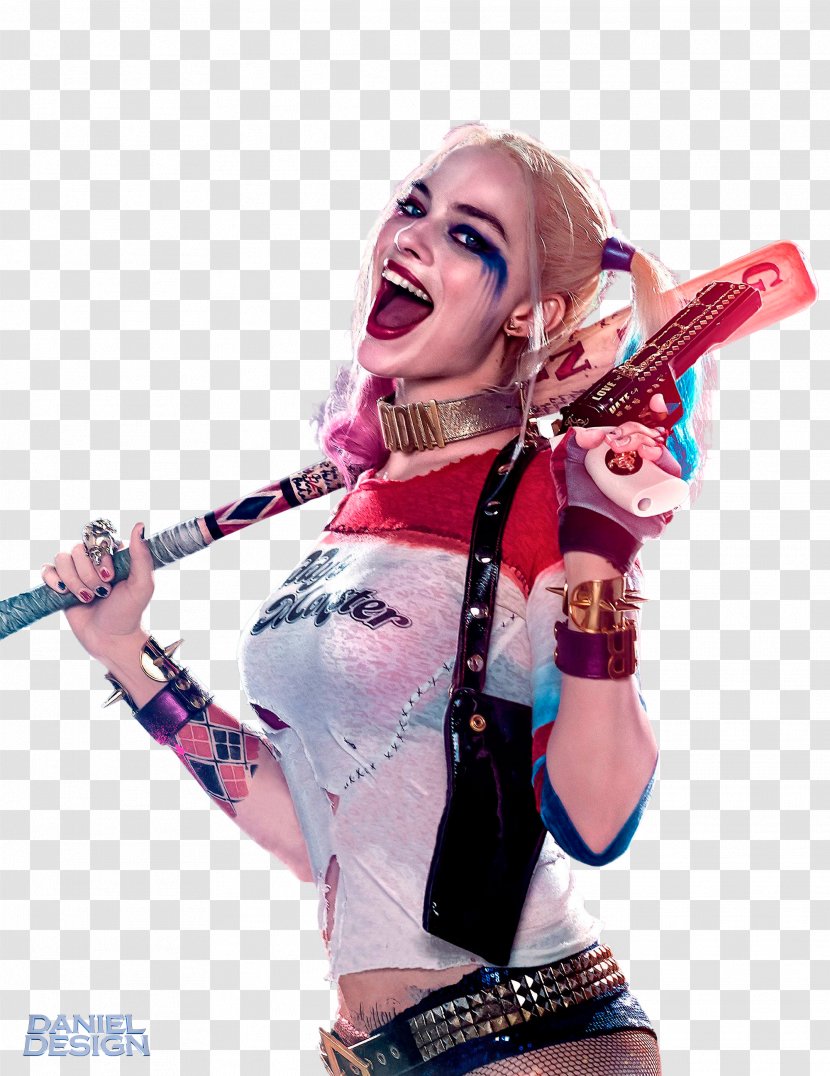 Margot Robbie Harley Quinn Joker Deadshot Katana - Frame Transparent PNG