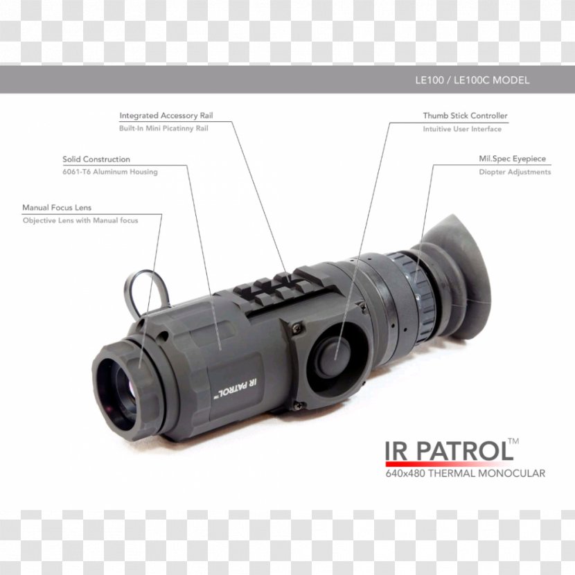 Monocular Night Vision Binoculars Camera Lens Trijicon - Law Transparent PNG