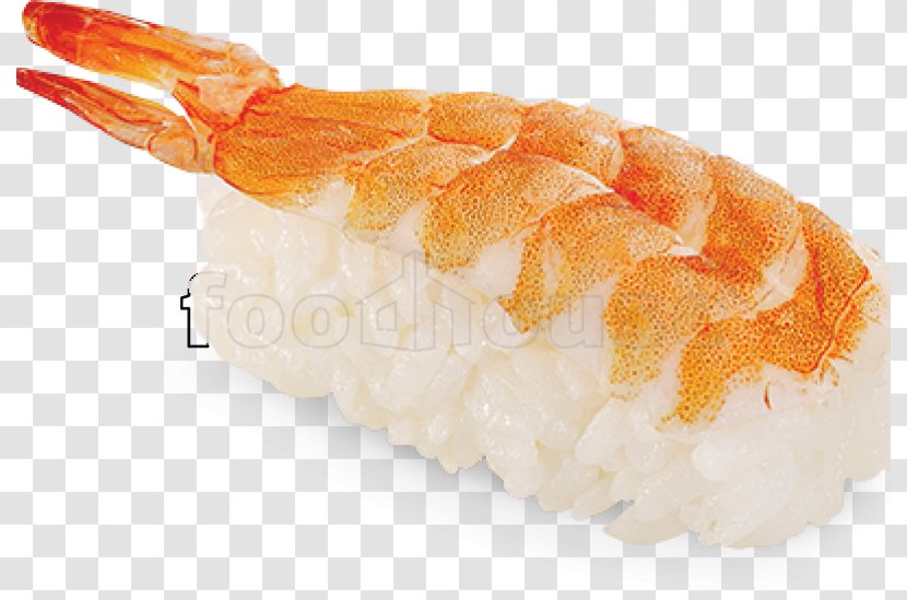 Sushi Pizza Sashimi Onigiri Poke - Shrimp Transparent PNG
