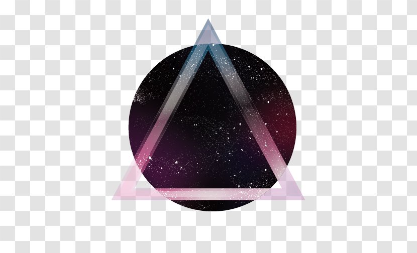 Space Triangle Euclidean Vector Illustration - Star Geometric Background Transparent PNG