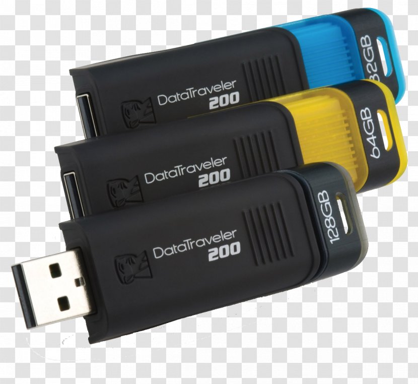 USB Flash Drives Kingston Technology Memory Computer Data Storage - Usb Transparent PNG