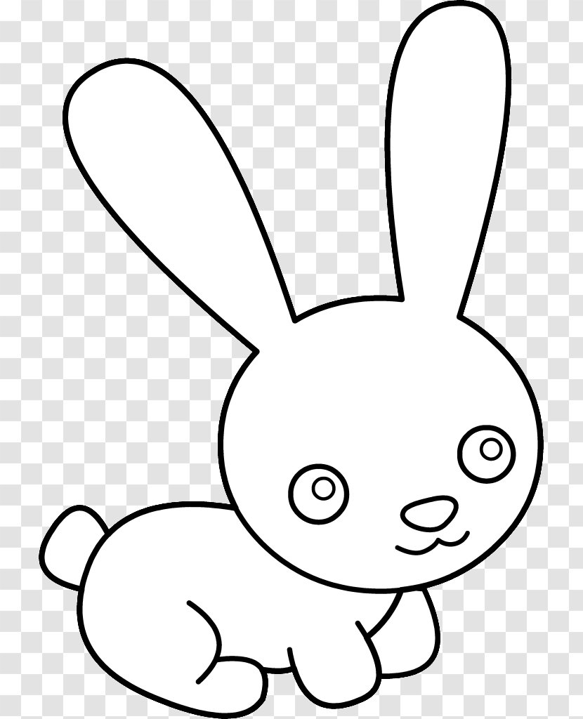 Easter Bunny Hare Rabbit Clip Art - Silhouette - Free Clipart Transparent PNG