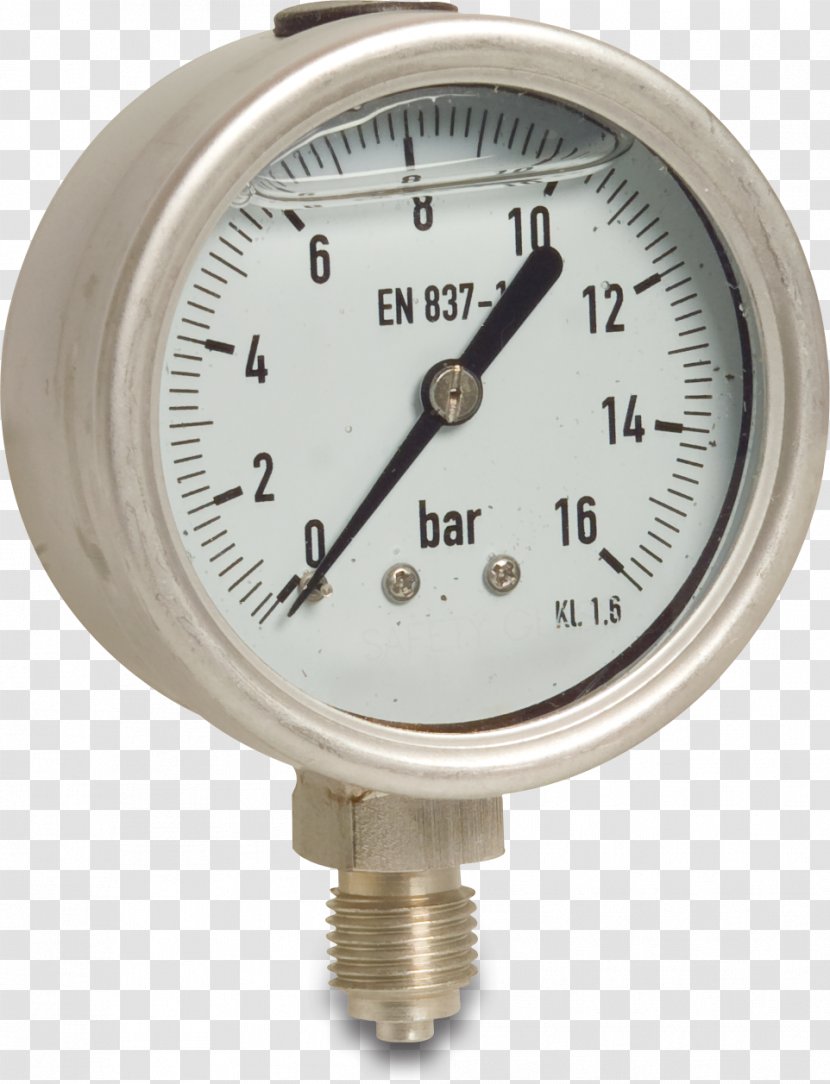 Manometers Pressure Bourdonrör Measurement Thermometer - Hardware - Manometer Transparent PNG
