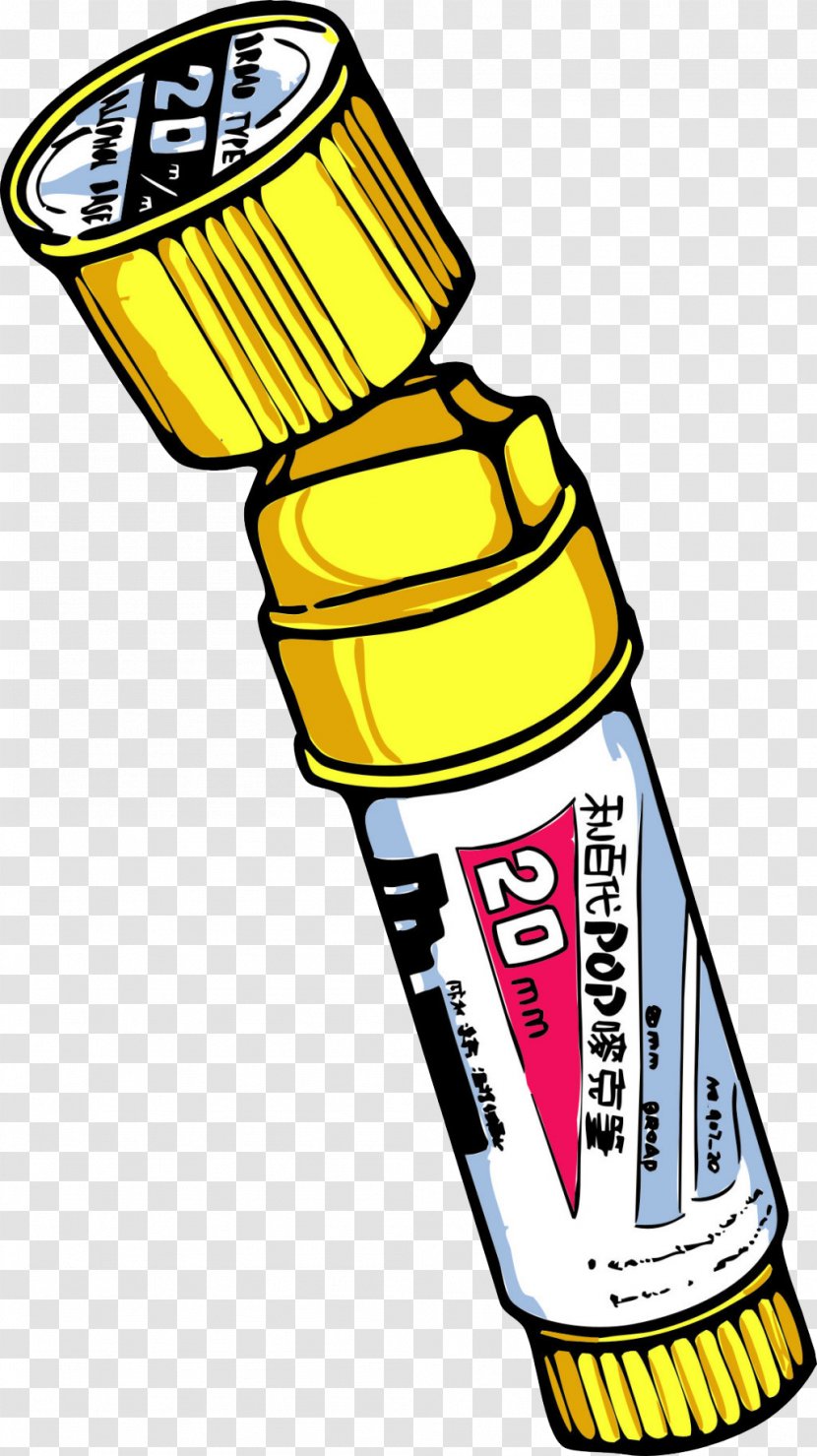 Cartoon Pastel Illustration - Marker Pen - Hand-drawn Oil Pastels Element Transparent PNG