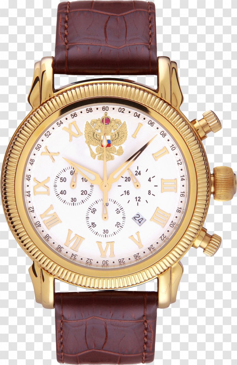 Slava Watches Russia Poljot Clock - Watch Strap Transparent PNG