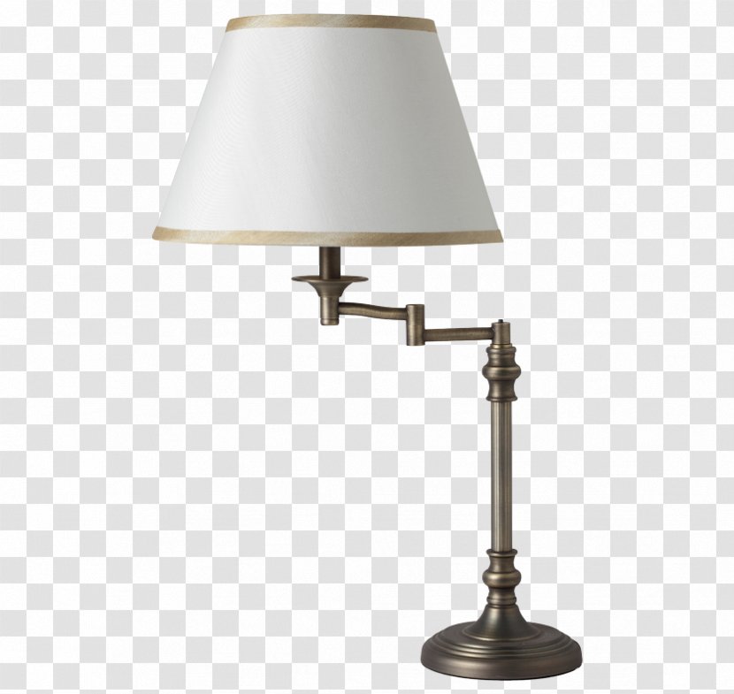 Lamp Electric Light Bedside Tables - Brass Transparent PNG
