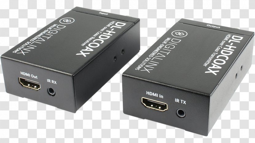 HDMI RG-6 Adapter Video AV Receiver - Electronics Accessory - HDMi Transparent PNG
