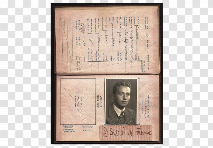 Dutch Passport Manchuria Second World War Mandatory Palestine - Tree Transparent PNG
