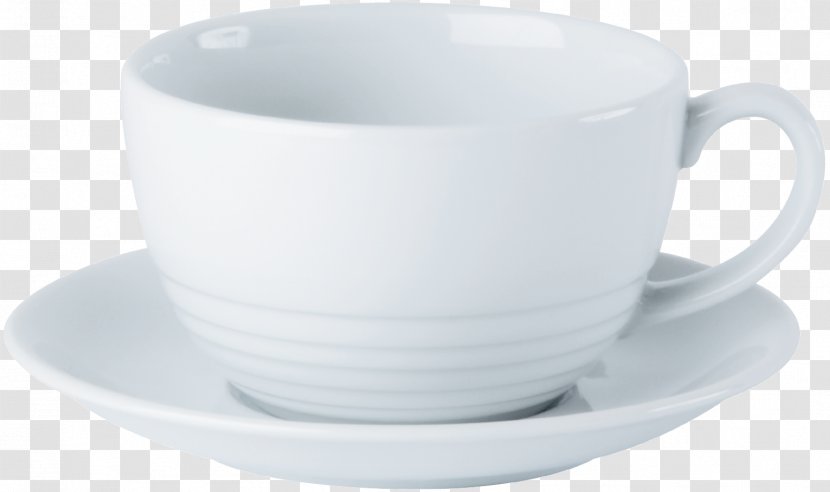 Coffee Cup Espresso Saucer Mug - Drinkware Transparent PNG