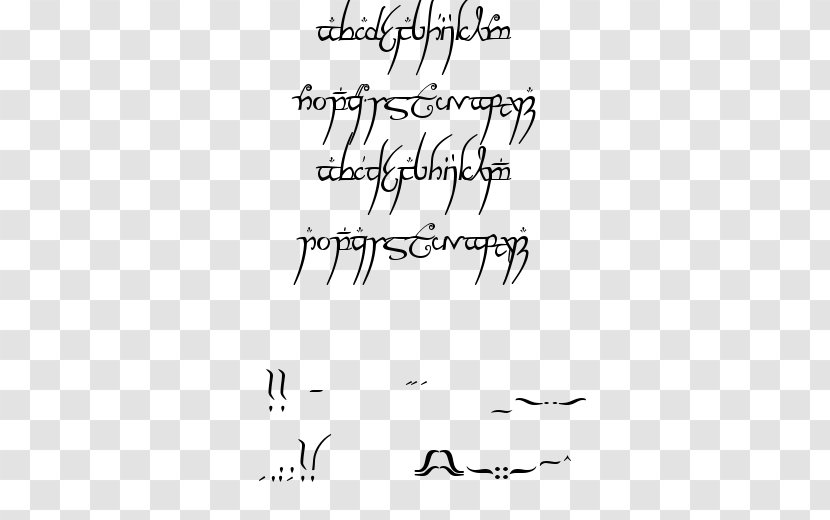 Elvish Languages Handwriting Logo Document Font - Paper - Elder Futhark Transparent PNG
