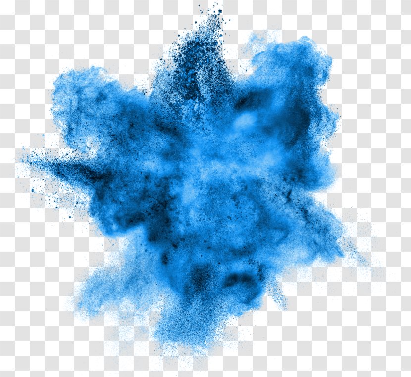 Stock Photography Color Dust Explosion Blue Royalty-free - Royaltyfree Transparent PNG